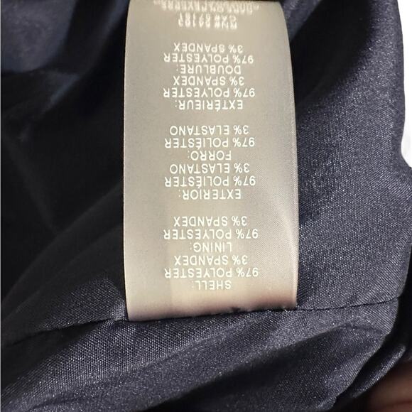 Tommy Hilfiger midnight Blue Knee-Length ruffle Trumpet fit and flare Skirt - Picture 5 of 5